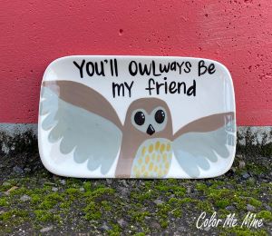 Cape Cod Owl Plate