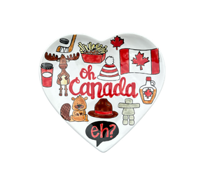 Cape Cod Canada Heart Plate