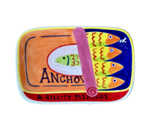 Cape Cod Anchovies App Plate
