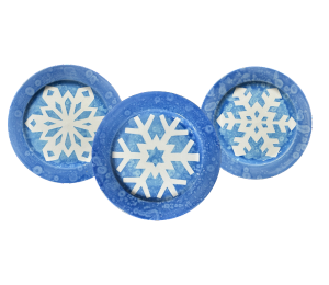 Cape Cod Paper Snowflake Plate