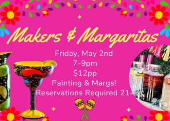Makers & Margaritas – A Fiesta for Your Creative Side! 🎨🍹 Join us for a fun-filled evening of creativity, margaritas, and all-around good vibes at Color Me Mine on Friday, May 2nd from 7:00 PM to 9:00 PM! It’s the perfect way to kick off your Cinco de Mayo celebrations with a Makers & Margaritas twist! For just $12 per person, you’ll get everything you need to create your own personalized pottery masterpiece, plus enjoy a refreshing margarita and some tasty chips and salsa! We have hundreds of items on our shelves for you to choose from! Pottery will be chosen and paid for the night of the event! *Everyone attending must paint their own piece of pottery (It's no fun to just watch😉) Get your friends together, channel your creativity, and enjoy a margarita as you design something unique that will be fired to perfection. This event is 21 and up only, and reservations are required to ensure a spot at the party. Don’t wait — sign up today to secure your seat at this Cinco de Mayo-themed creative event! Call 508-539-8500 to sign up! We can’t wait to see you there! 🎉